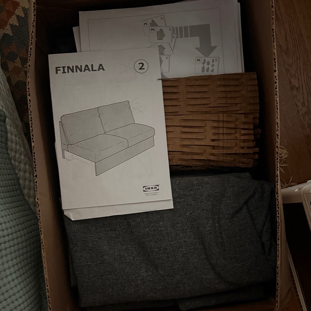 IKEA FINNALA Sofa Cover in Charcoal